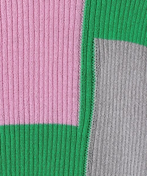 JEANASIS（ジーナシス）の「カラーブロッキングコンパクトプル