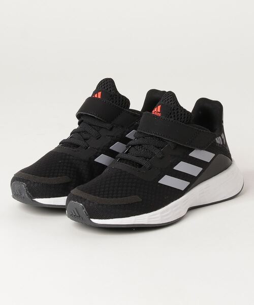 adidas（アディダス）の「デュラモ SL [Duramo SL] アディダス (キッズ／子供用)（スニーカー・キッズ・ブラック×シルバー・18cm/17.0cm/19.0cm/20.0cm/21.0cm/20.5cm/17.5cm/21.5cm/18.5cm/19.5cm）」の7枚目の写真