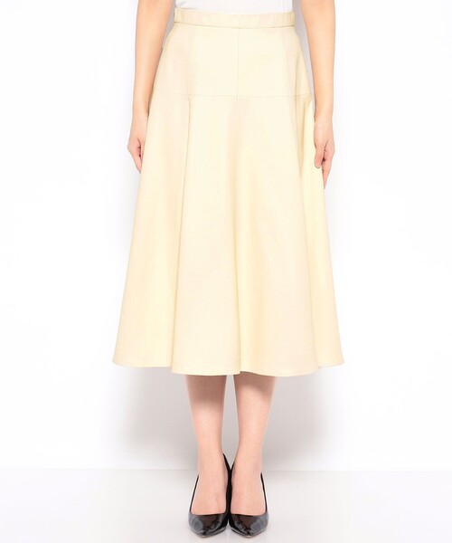 ANAYI（アナイ）の「ライトラムレザーフレア スカート（スカート・レディース・ライトブルー/イエロー・38/36/34）」の18枚目の写真