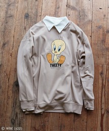 ACCOMMODE | ルーニー・テューンズ /ポンチBIGクルートレーナー（ウィメンズ）(スウェット)