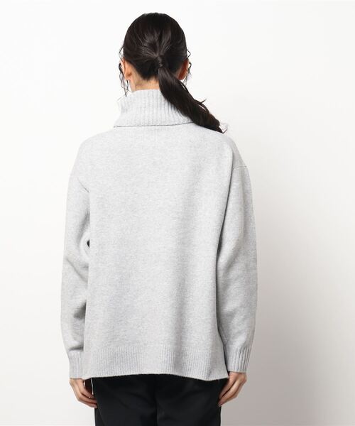 Lugnoncure（ルノンキュール）の「ハイネックニット（ニット/セーター・レディース・ブラック/ベージュ/グレー・ﾌﾘ-）」の5枚目の写真