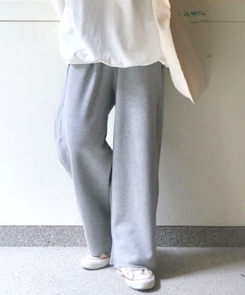 JOURNAL STANDARD LUXE(ジャーナルスタンダード ラックス)の「アズマウラケパンツ(スウェットパンツ・レディース・チャコールグレー/ブラウン/サックスブルー・FREE)」の2枚目の写真