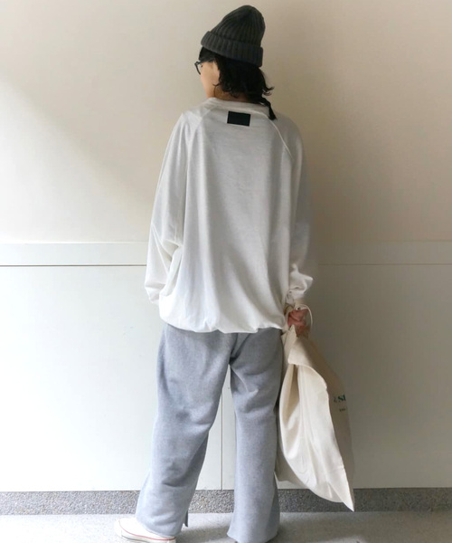 JOURNAL STANDARD LUXE(ジャーナルスタンダード ラックス)の「アズマウラケパンツ(スウェットパンツ・レディース・チャコールグレー/ブラウン/サックスブルー・FREE)」の5枚目の写真