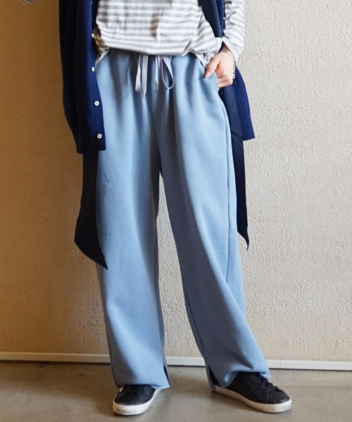 JOURNAL STANDARD LUXE(ジャーナルスタンダード ラックス)の「アズマウラケパンツ(スウェットパンツ・レディース・チャコールグレー/ブラウン/サックスブルー・FREE)」の11枚目の写真