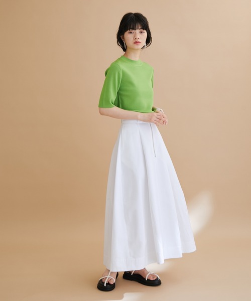 Dickies（ディッキーズ）の「Dickiesフレアコクーンスカート（スカート・レディース・ホワイト/ブラウン・38/36）」の19枚目の写真