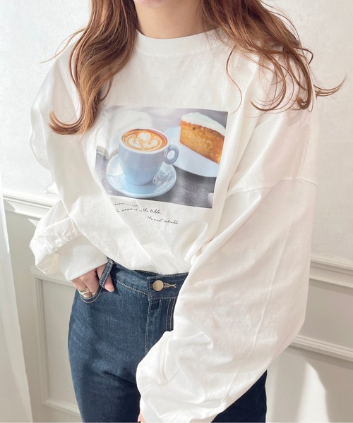 apres jour（アプレジュール）の「アソートBIGロンT【ZOZOTOWN限定アイテム】（Tシャツ/カットソー・レディース・アイボリー/その他/ホワイト系その他/ピンク/オフホワイト・X-LARGE/フリー）」の5枚目の写真