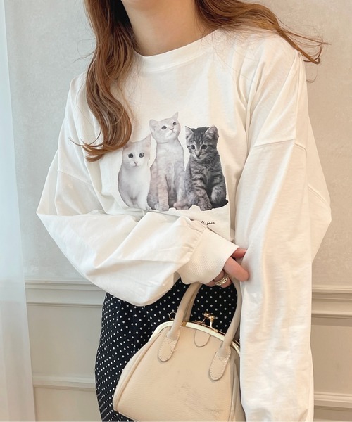 apres jour（アプレジュール）の「アソートBIGロンT【ZOZOTOWN限定アイテム】（Tシャツ/カットソー・レディース・アイボリー/その他/ホワイト系その他/ピンク/オフホワイト・X-LARGE/フリー）」の7枚目の写真