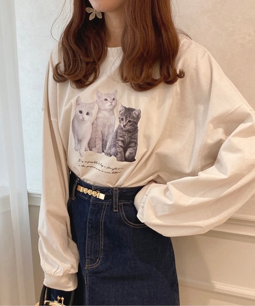 apres jour（アプレジュール）の「アソートBIGロンT【ZOZOTOWN限定アイテム】（Tシャツ/カットソー・レディース・アイボリー/その他/ホワイト系その他/ピンク/オフホワイト・X-LARGE/フリー）」の17枚目の写真