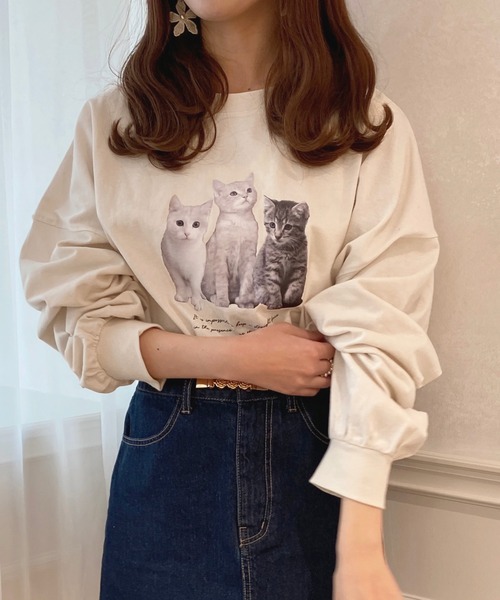 apres jour（アプレジュール）の「アソートBIGロンT【ZOZOTOWN限定アイテム】（Tシャツ/カットソー・レディース・アイボリー/その他/ホワイト系その他/ピンク/オフホワイト・X-LARGE/フリー）」の14枚目の写真