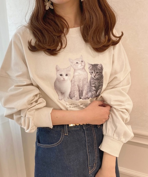 apres jour（アプレジュール）の「アソートBIGロンT【ZOZOTOWN限定アイテム】（Tシャツ/カットソー・レディース・アイボリー/その他/ホワイト系その他/ピンク/オフホワイト・X-LARGE/フリー）」の15枚目の写真