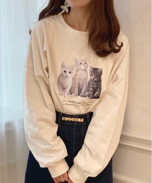 apres jour（アプレジュール）の「アソートBIGロンT【ZOZOTOWN限定アイテム】（Tシャツ/カットソー・レディース・アイボリー/その他/ホワイト系その他/ピンク/オフホワイト・X-LARGE/フリー）」の16枚目の写真