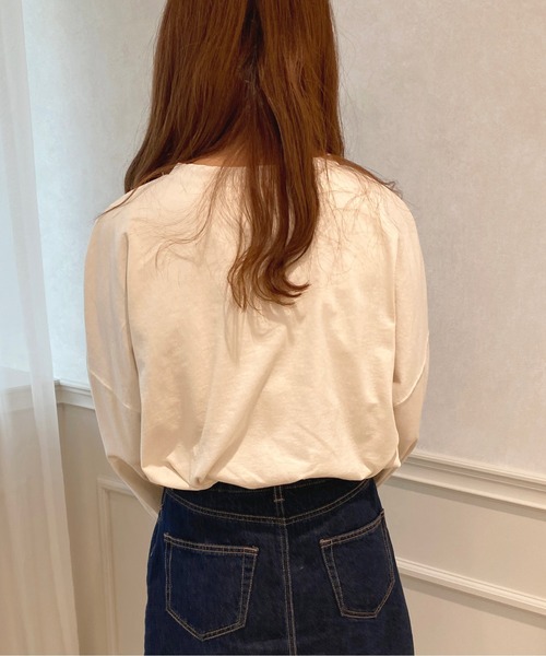 apres jour（アプレジュール）の「アソートBIGロンT【ZOZOTOWN限定アイテム】（Tシャツ/カットソー・レディース・アイボリー/その他/ホワイト系その他/ピンク/オフホワイト・X-LARGE/フリー）」の18枚目の写真