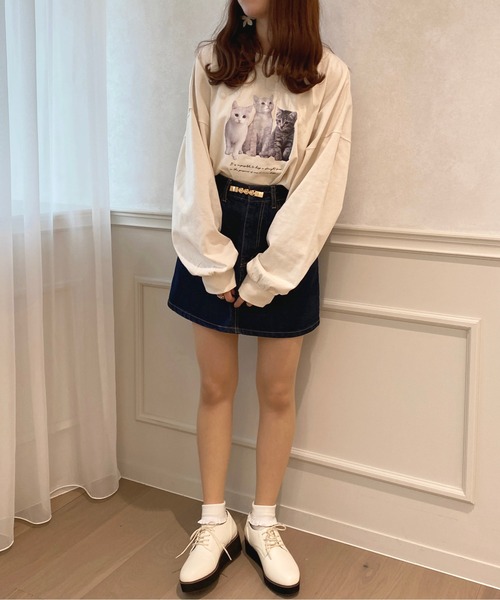 apres jour（アプレジュール）の「アソートBIGロンT【ZOZOTOWN限定アイテム】（Tシャツ/カットソー・レディース・アイボリー/その他/ホワイト系その他/ピンク/オフホワイト・X-LARGE/フリー）」の19枚目の写真