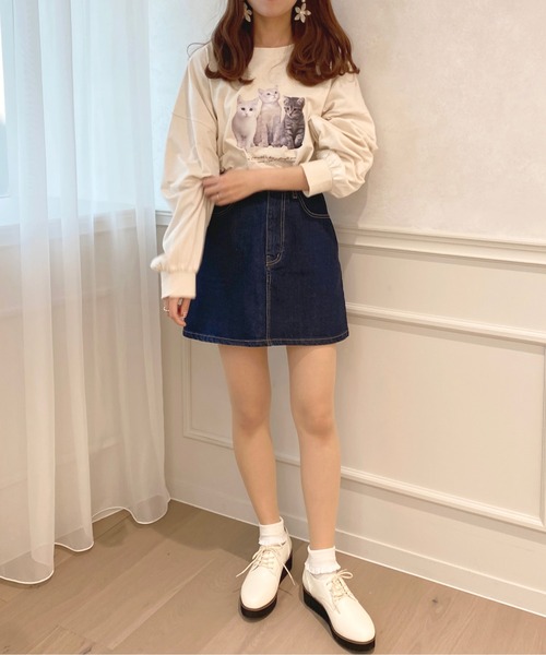 apres jour（アプレジュール）の「アソートBIGロンT【ZOZOTOWN限定アイテム】（Tシャツ/カットソー・レディース・アイボリー/その他/ホワイト系その他/ピンク/オフホワイト・X-LARGE/フリー）」の21枚目の写真