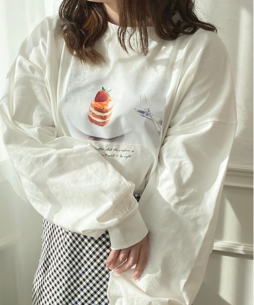 apres jour（アプレジュール）の「アソートBIGロンT【ZOZOTOWN限定アイテム】（Tシャツ/カットソー・レディース・アイボリー/その他/ホワイト系その他/ピンク/オフホワイト・X-LARGE/フリー）」の22枚目の写真