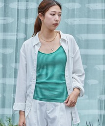 R.P.miller/ミラー CUP CAMI インナー キャミソール ボーダー カップ付き 2026新作 再入荷