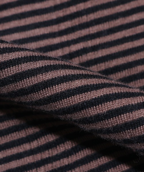 MILLER（ミラー）の「R.P.miller/ミラー CUP CAMI インナー キャミソール ボーダー 2026新作　再入荷（キャミソール・レディース・グリーン/ブラウン/ホワイト/グレー/ホワイト×ネイビー・FREE）」の14枚目の写真