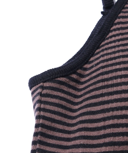 MILLER（ミラー）の「R.P.miller/ミラー CUP CAMI インナー キャミソール ボーダー 2026新作　再入荷（キャミソール・レディース・グリーン/ブラウン/ホワイト/グレー/ホワイト×ネイビー・FREE）」の12枚目の写真