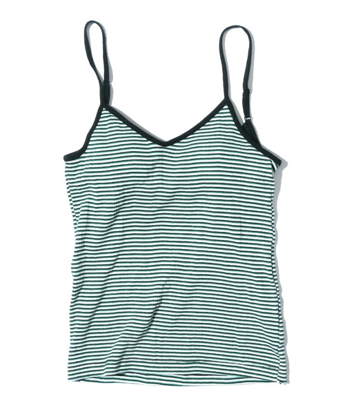 MILLER（ミラー）の「R.P.miller/ミラー CUP CAMI インナー キャミソール ボーダー 2026新作　再入荷（キャミソール・レディース・グリーン/ブラウン/ホワイト/グレー/ホワイト×ネイビー・FREE）」の21枚目の写真
