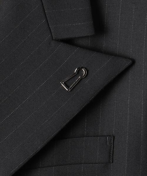 DRESSEDUNDRESSED（ドレスドアンドレスド）の「＜DRESSEDUNDRESSED＞ KEYHOLE PIN DOUBLE BLAZER/ジャケット（テーラードジャケット・メンズ・ネイビー・2/3）」の6枚目の写真