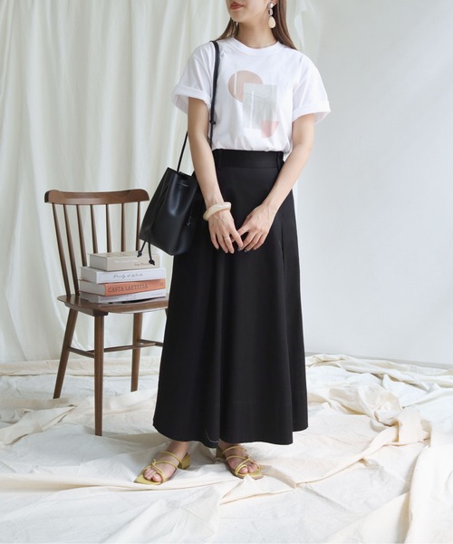 HER CLOSET(ハークローゼット)の「【HERCLOSET】5.6オンスニュアンスプリントTシャツ(Tシャツ/カットソー・レディース・ホワイト/ホワイト系その他/ホワイト系その他2/ホワイト系その他3・S/M)」の19枚目の写真