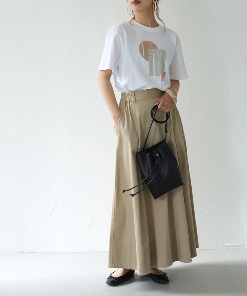 HER CLOSET(ハークローゼット)の「【HERCLOSET】5.6オンスニュアンスプリントTシャツ(Tシャツ/カットソー・レディース・ホワイト/ホワイト系その他/ホワイト系その他2/ホワイト系その他3・S/M)」の9枚目の写真