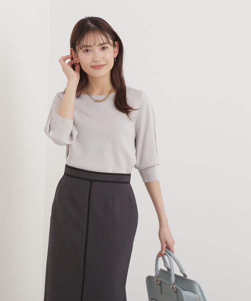 総針マトンスリーブニット ニット セーター Natural Beauty Basic ナチュラルビューティーベーシック のファッション通販 Zozotown