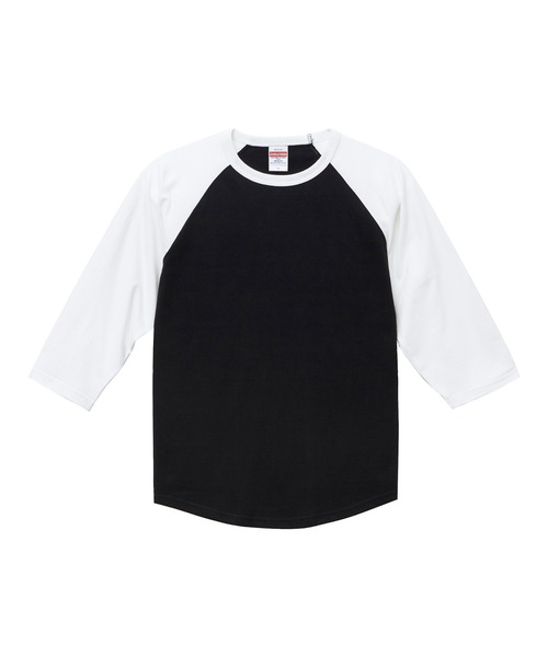 Revo.（レボ）の「United Athle ユナイテッドアスレ 5.6oz RAGLAN 3/4 SLEEVE T-SHIRT ラグラン7分袖Tシャツ（Tシャツ/カットソー・メンズ・ホワイト/ミックスグレー/ブラック×ホワイト/ブラック/ホワイト×ブラック/ホワイト×ネイビー・M/S/XL/L）」の6枚目の写真