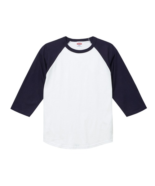 Revo.（レボ）の「United Athle ユナイテッドアスレ 5.6oz RAGLAN 3/4 SLEEVE T-SHIRT ラグラン7分袖Tシャツ（Tシャツ/カットソー・メンズ・ホワイト/ミックスグレー/ブラック×ホワイト/ブラック/ホワイト×ブラック/ホワイト×ネイビー・M/S/XL/L）」の4枚目の写真