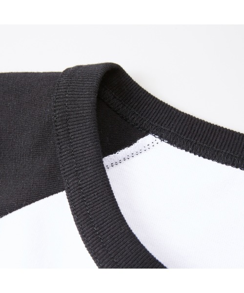 Revo.（レボ）の「United Athle ユナイテッドアスレ 5.6oz RAGLAN 3/4 SLEEVE T-SHIRT ラグラン7分袖Tシャツ（Tシャツ/カットソー・メンズ・ホワイト/ミックスグレー/ブラック×ホワイト/ブラック/ホワイト×ブラック/ホワイト×ネイビー・M/S/XL/L）」の9枚目の写真