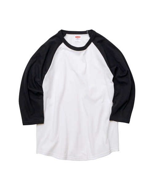 Revo.（レボ）の「United Athle ユナイテッドアスレ 5.6oz RAGLAN 3/4 SLEEVE T-SHIRT ラグラン7分袖Tシャツ（Tシャツ/カットソー・メンズ・ホワイト/ミックスグレー/ブラック×ホワイト/ブラック/ホワイト×ブラック/ホワイト×ネイビー・M/S/XL/L）」の7枚目の写真