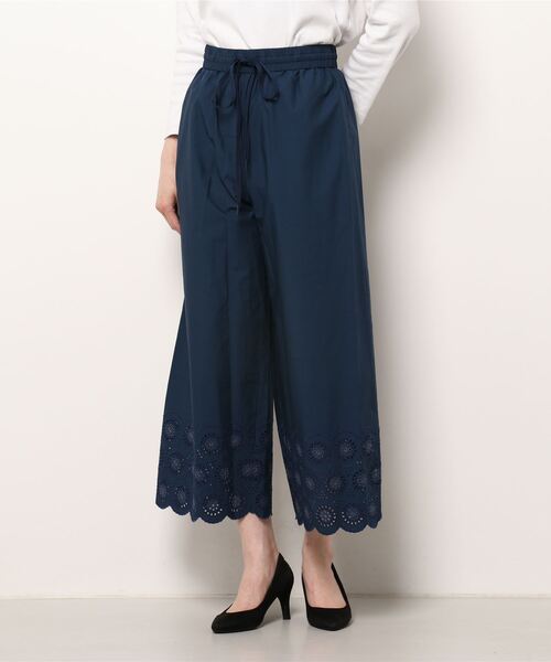SEE BY CHLOE(シーバイクロエ)の「TROUSERS/キュロット(その他パンツ・レディース・ネイビー・36/34)」の1枚目の写真