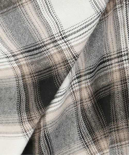 Name.（ネーム）の「【NAME./ネーム】プレイドフランネルタックスリーブシャツ（シャツ/ブラウス・レディース・ブラウン・FREE）」の7枚目の写真