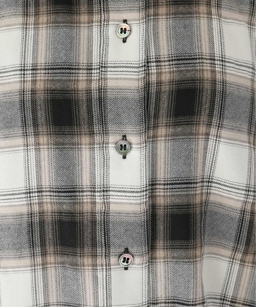 Name.（ネーム）の「【NAME./ネーム】プレイドフランネルタックスリーブシャツ（シャツ/ブラウス・レディース・ブラウン・FREE）」の16枚目の写真