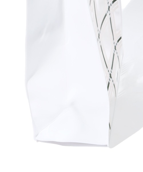 NaNa-NaNa（ナナナナ）の「nana-nana/ナナナナ A5 CHECK チェッククリアハンドバッグ（ハンドバッグ・メンズ・アイボリー・ONE SIZE）」の9枚目の写真