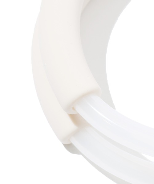 NaNa-NaNa（ナナナナ）の「nana-nana/ナナナナ A5 CHECK チェッククリアハンドバッグ（ハンドバッグ・メンズ・アイボリー・ONE SIZE）」の4枚目の写真