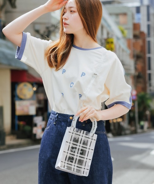 NaNa-NaNa（ナナナナ）の「nana-nana/ナナナナ A5 CHECK チェッククリアハンドバッグ（ハンドバッグ・メンズ・アイボリー・ONE SIZE）」の18枚目の写真