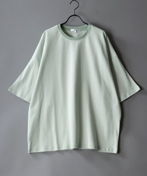 SITRY | wide silhouette Heavy weight miclo border T-shirt/ワイドシルエット マイクロボーダー Ｔシャツ(Tシャツ/カットソー)