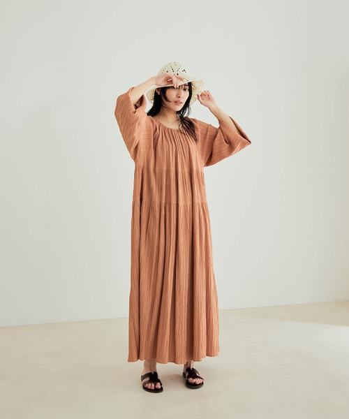 La Maison de Lyllis（メゾンドリリス）の「【La Maison de Lyllis】SUNNY（ハット・レディース・ブラック/オフホワイト/オレンジ系その他・FREE）」の5枚目の写真