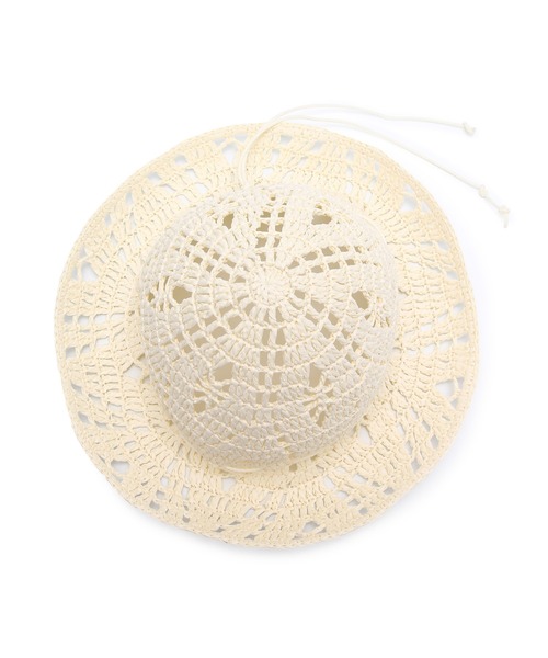 La Maison de Lyllis（メゾンドリリス）の「【La Maison de Lyllis】SUNNY（ハット・レディース・ブラック/オフホワイト/オレンジ系その他・FREE）」の12枚目の写真