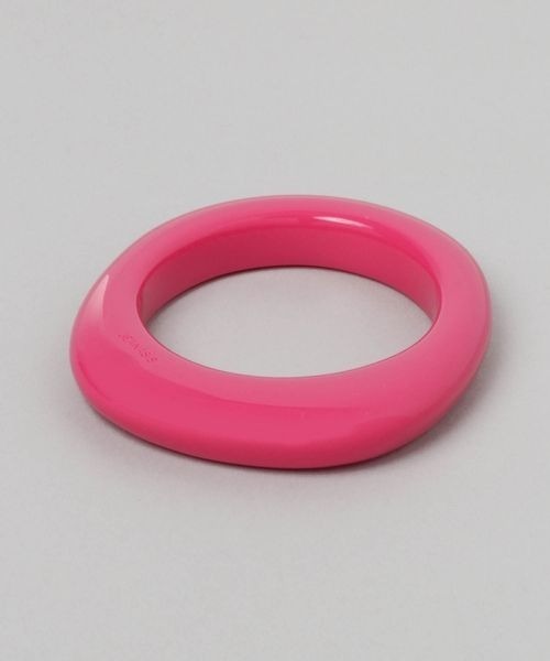 JEANASIS（ジーナシス）の「フラットカラーバングル/273825（バングル/リストバンド・レディース・ピンク/ブルー/グリーン/クリア/ホワイト系その他/ブラウン系その他・FREE）」の5枚目の写真