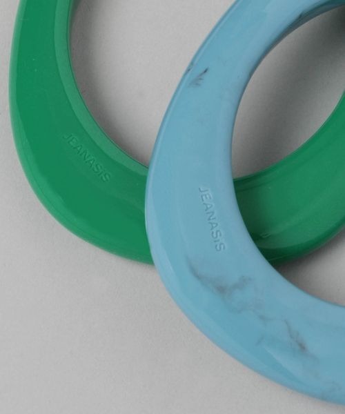 JEANASIS（ジーナシス）の「フラットカラーバングル/273825（バングル/リストバンド・レディース・ピンク/ブルー/グリーン/クリア/ホワイト系その他/ブラウン系その他・FREE）」の13枚目の写真
