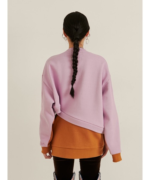 PAMEO POSE(パメオポーズ)の「Slushed Sweat Shirts(スウェット・レディース・オレンジ/グリーン/スカイブルー・FREE)」の11枚目の写真