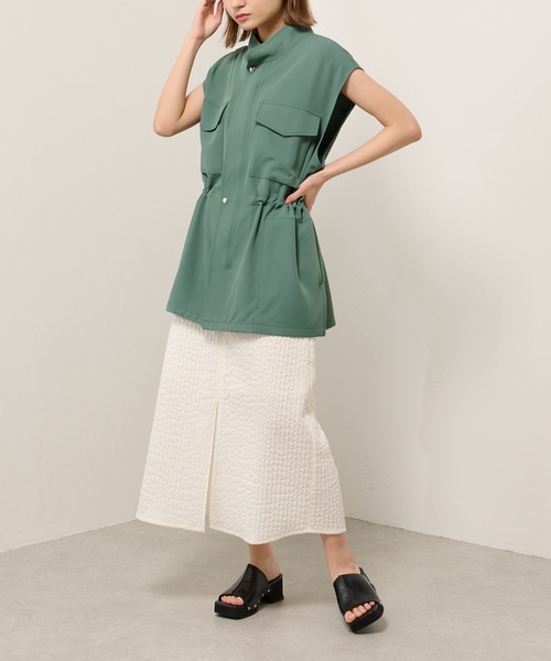 Lui's（ルイス）の「ミリタリーベスト（ベスト・レディース・アイボリー/グリーン/ブラック・FREE）」の5枚目の写真