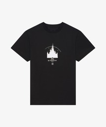 【ディズニー x GIVENCHY コラボレーション】SLIM FIT DISNEY CASTLE T-SHIRT