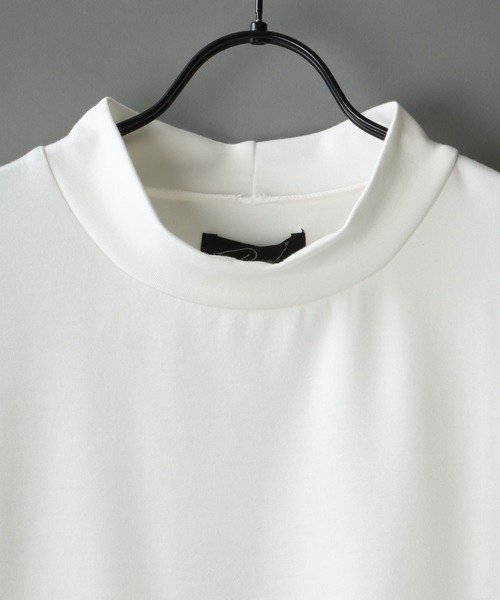 SITRY（シトリー）の「COOL Cardboard mock neck pullover/クール ダンボール モックネック プルオーバー（Tシャツ/カットソー・メンズ・ホワイト/チャコールグレー/ライトグレー/ブラック/パープル/マスタード/ブルーグリーン/ライトベージュ・M/L）」の11枚目の写真