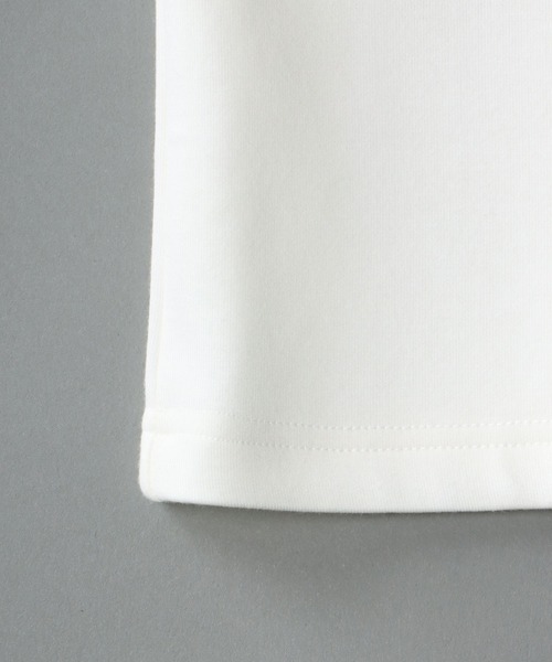 SITRY（シトリー）の「COOL Cardboard mock neck pullover/クール ダンボール モックネック プルオーバー（Tシャツ/カットソー・メンズ・ホワイト/チャコールグレー/ライトグレー/ブラック/パープル/マスタード/ブルーグリーン/ライトベージュ・M/L）」の12枚目の写真