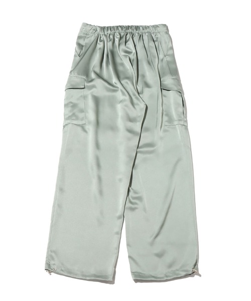 atmos pink（アトモスピンク）の「atmos pink サテンカーゴパンツ（カーゴパンツ・レディース・ホワイト/ブラック/ミント・FREE）」の14枚目の写真
