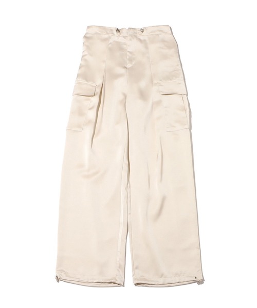 atmos pink（アトモスピンク）の「atmos pink サテンカーゴパンツ（カーゴパンツ・レディース・ホワイト/ブラック/ミント・FREE）」の20枚目の写真