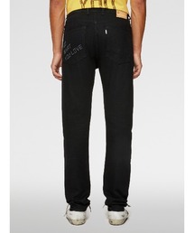 GOLDEN GOOSE | GOLDEN GOOSE Black denim back pocket print(デニムパンツ)